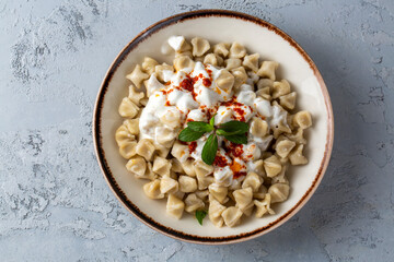 Traditional Turkish cuisine; Turkish ravioli, Turkish name; Manti - Kayseri manti