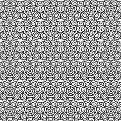 Intricate Black and White Floral Pattern (2)