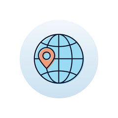 Business Location Vector icon