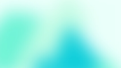 Fototapeta premium Turquoise, Mint, and White Mesh Gradient Background