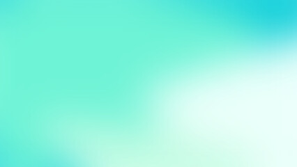 Turquoise, Mint, and White Mesh Gradient Background