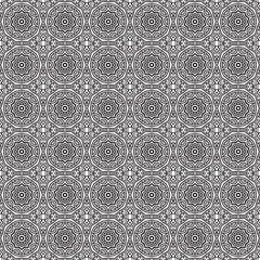 Intricate Black and White Geometric Pattern (17)