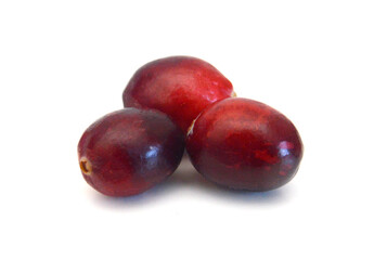 Cranberry isolated on white background