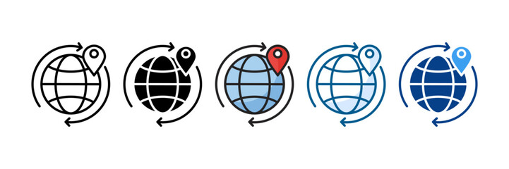 Nat Icon Set Multiple Style Collection