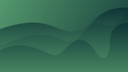 abstract green wave gradient background vector illustration good for advertising, ads, wallpaper, backdrop, background, web banner, and motion graphic