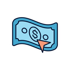 Pay Per Click Vector icon