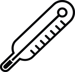 Medical thermometer icon