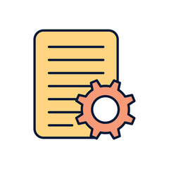 Order Management Vector icon