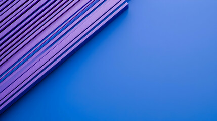 Abstract Geometric Shapes In Purple And Blue
