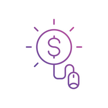 Pay Par Click Vector icon