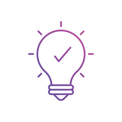Fototapeta premium Great Idea Vector icon