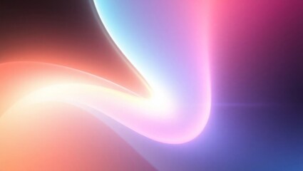Fototapeta premium Soft Gradient Glow Overlay Ethereal Light on Black