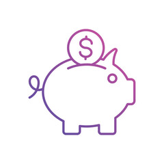 Savings Vector icon