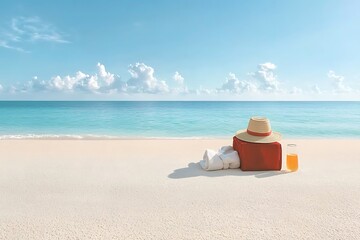 Beach Relaxation: Sun for Sand, and Sea.