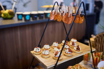 An Elegant Appetizers Display at a Modern Event Will Surely Delight All Attendees