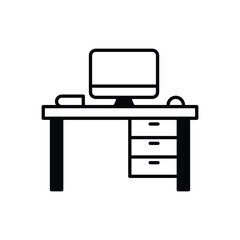 Workplace Vector icon