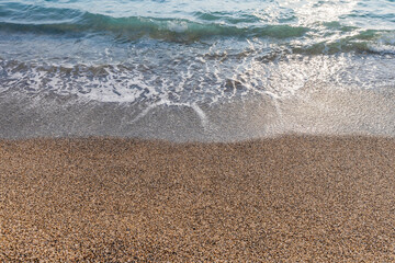Tranquil coastal scenery showcasing a peaceful beach