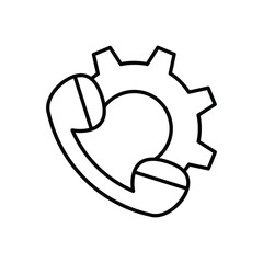 Call Management Vector icon