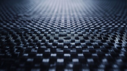 Naklejka premium Sleek Grey Carbon Fiber Pattern with Modern Design Elements