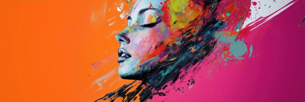 Vibrant banner highlighting an interactive art festival and creative expression