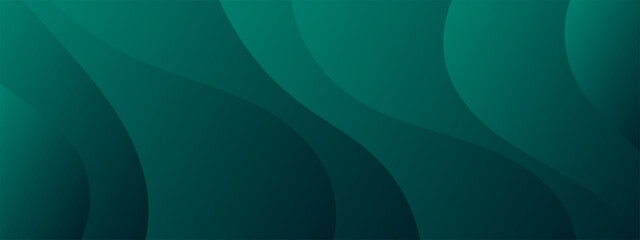 Luxury dark green background with overlap dynamic curve layer
