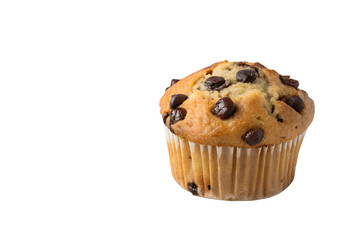 muffin isolated on white background