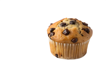muffin isolated on white background