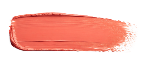 high-resolution coral paint stroke png, vibrant coral brushstroke isolated, artistic coral paint smear, abstract coral color streak, dynamic coral paint splash.