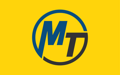 Circle MT Letter Logo Design Service For Your Company  
