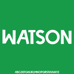 Elegant luxury natural curved display font vector