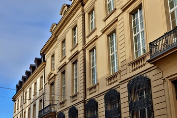 Altbaufassaden im Zentrum von Basel