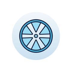 Fototapeta premium Rim Vector icon