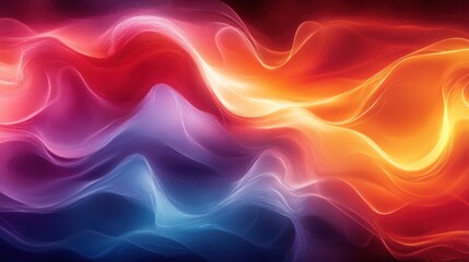 Fototapeta premium Abstract swirling vibrant colors