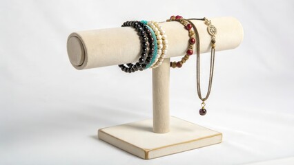 Jewelry Display Stand with Bracelets and Necklace