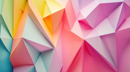 Fototapeta premium Colorful geometric abstract pattern