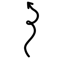 arrows curve doodle. arrows curve line.arrow sketch