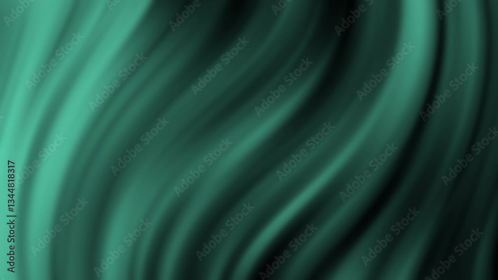 Poster abstract green gradient motion background with smooth flowing textures ideal for use in digital disp