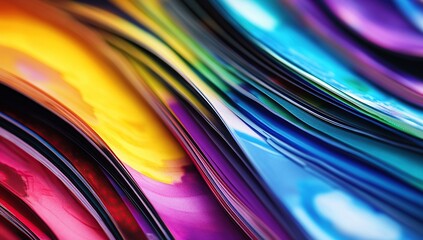 Close-up of colorful magazines being printed, showcasing the vibrant colors and print quality in action