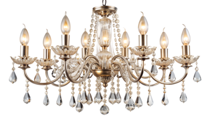 antique silver chandelier