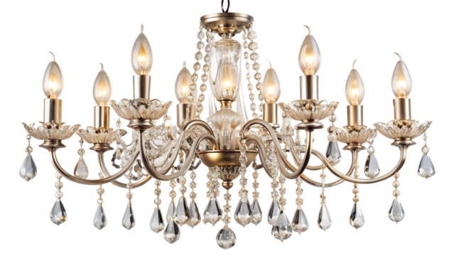antique silver chandelier