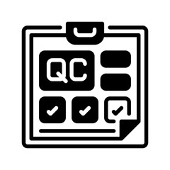 Quality Check Line Icon, Outline Symbol for Product Assurance, Business Inspection, Compliance Testing, Standard Verification, and Quality Control. Vector Sign Icon.