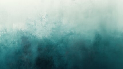 Obraz premium Deep teal abstract gradient texture with smooth watercolor fade