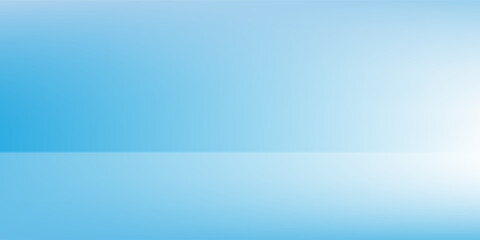 Modern blue studio room. Limbo light background. Abstract 3d backdrop for product presentation abstract simple modern