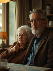 portrait of senior couple
