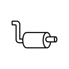 Exhaust Vector icon