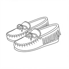moccasins sketch 
