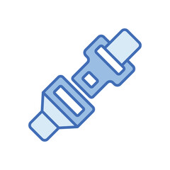 Seat belt Vector icon