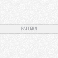 Ornate White Pattern Background