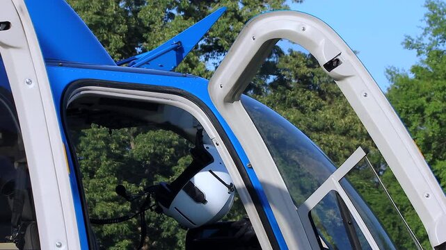 Open Helo Door Helmet Hanging