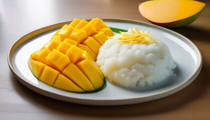 mango and coconut ice cream